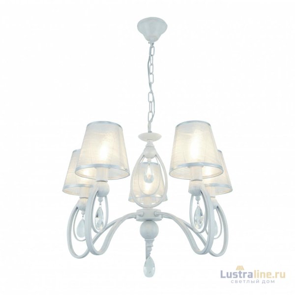 Подвесная люстра Arte Milano 347203/5 WT+SL Подвесная люстра Arte Milano 347203/5 WT+SL