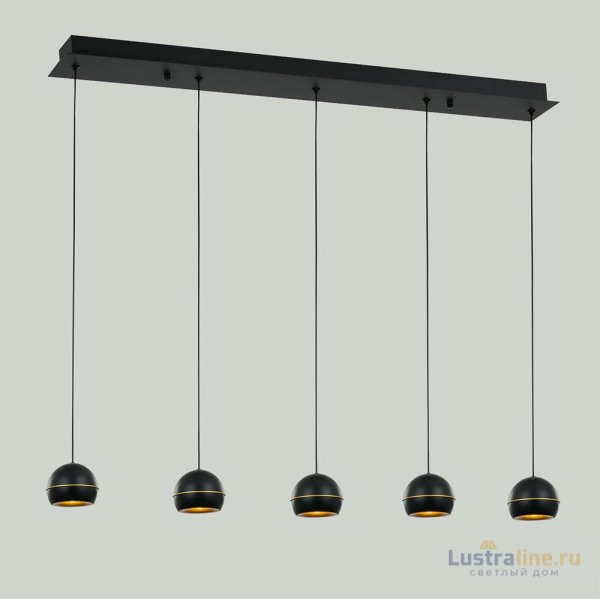 Подвесная люстра DeLight Collection MD21001034-5B black/gold