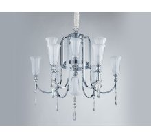 Подвесная люстра Newport 4800 4806+4/C chrome М0068413 Подвесная люстра Newport 4800 4806+4/C chrome М0068413