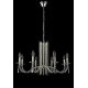 Подвесная люстра Crystal Lux AURELIO SP8 GOLD+CHROME/TRANSPARENT
