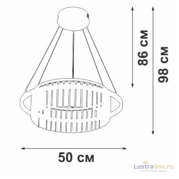 Подвесная люстра Vitaluce V54010-1/1S Подвесная люстра Vitaluce V54010-1/1S