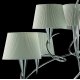 Подвесная люстра Mantra Mara Chrome - White 1654