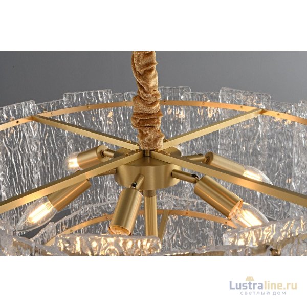 Подвесная люстра iLamp Manhattan P6315-D800 BR