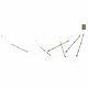 Подвесная люстра Indigo Corda 14010/3P Brass V000064L