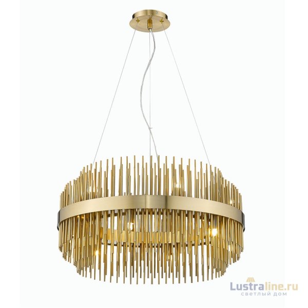 Подвесная люстра Delight Collection 68069 P68082-12 ant. brass