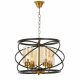 Подвесная люстра Lumina Deco LDP 8004-4 BK+MD