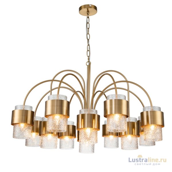 Подвесная люстра Indigo Eleganza 12019/A/12P Brass V000324