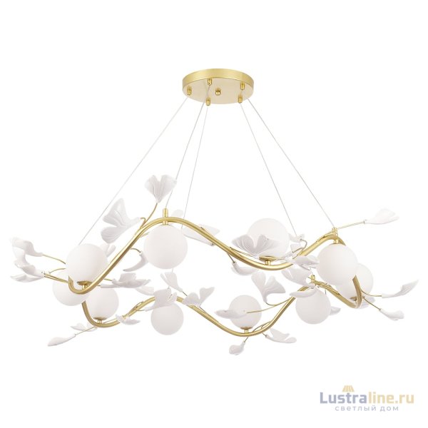 Подвесная люстра Crystal Lux COLIBRI SP10 GOLD Подвесная люстра Crystal Lux COLIBRI SP10 GOLD