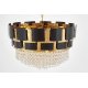 Подвесная люстра Lumina Deco LDP 7045-600 BK+GD