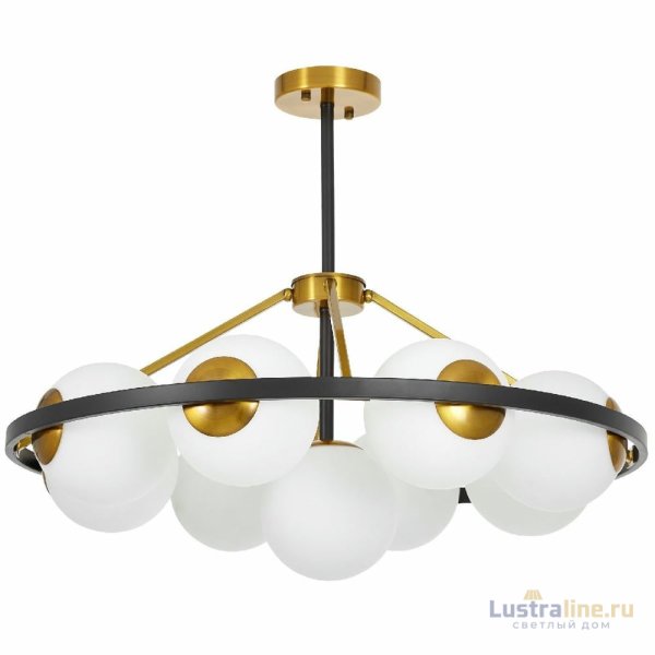 Подвесная люстра Lumina Deco Donzano LDP 8034-9 BK+WT