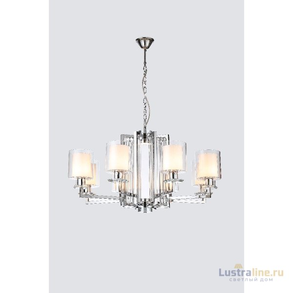 Подвесная люстра iLamp King RM6201-8 CR+CL