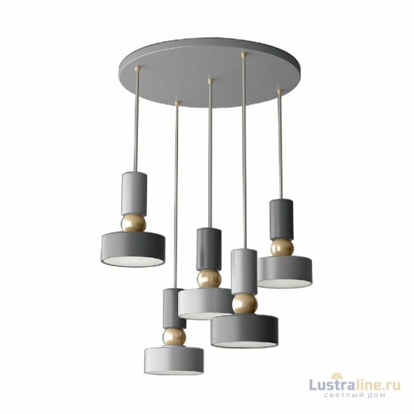 Подвесная люстра Maytoni Void MOD030PL-05GR Подвесная люстра Maytoni Void MOD030PL-05GR