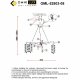 Подвесная люстра Omnilux Cavriglia OML-52803-08