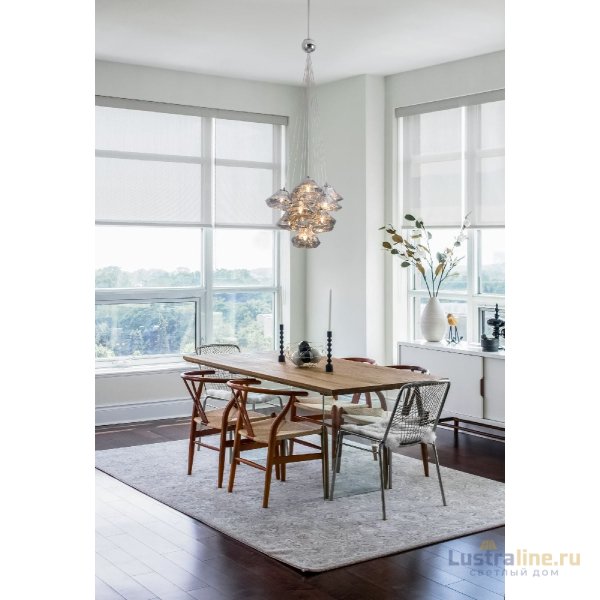 Подвесная люстра Freya Eatery FR5488PL-10CH Подвесная люстра Freya Eatery FR5488PL-10CH