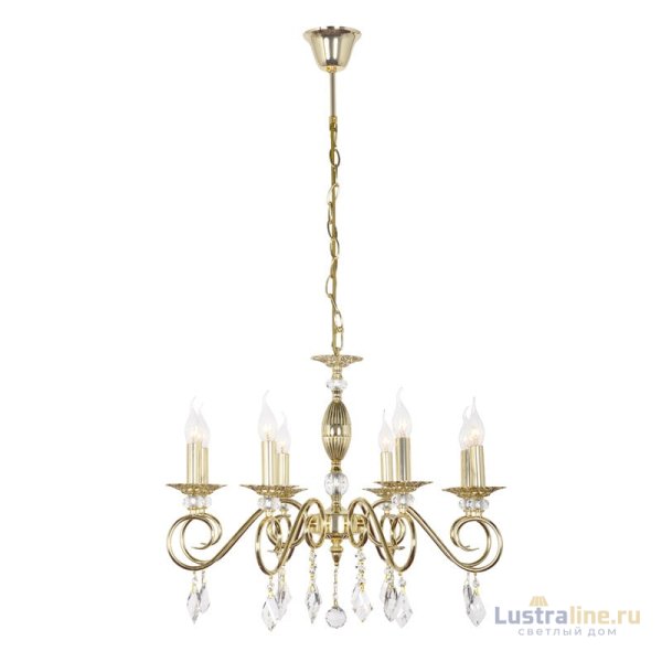 Подвесная люстра Arti Lampadari Fortezza E 1.1.8 G Подвесная люстра Arti Lampadari Fortezza E 1.1.8 G