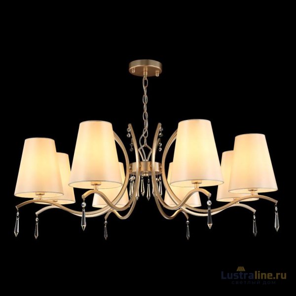 Подвесная люстра Crystal Lux Renata SP8 Gold