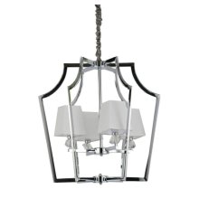 Подвесная люстра Lumina Deco Montero LDP 1249-4 CHR+WT