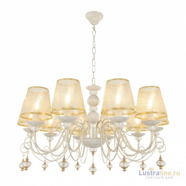 Подвесная люстра Arte Milano 347620/10 WT+G Подвесная люстра Arte Milano 347620/10 WT+G