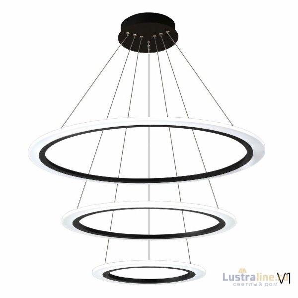 Подвесная люстра Crystal Lux MANZANA SP67W LED BLACK