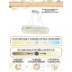 Подвесная люстра Natali Kovaltseva Royalton LED LAMPS 81253