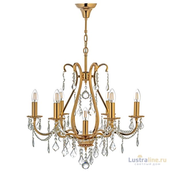 Подвесная люстра Arti Lampadari Ercolano E 1.1.6.602 G Подвесная люстра Arti Lampadari Ercolano E 1.1.6.602 G