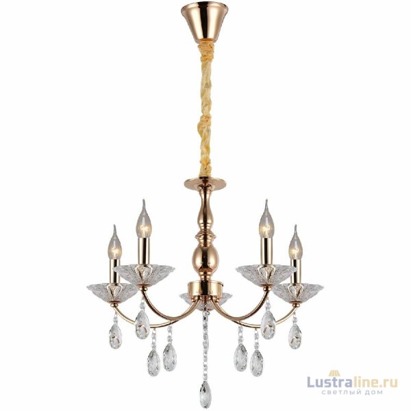 Подвесная люстра Illumico IL1242-5PPA-29 GD Подвесная люстра Illumico IL1242-5PPA-29 GD