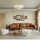 Подвесная люстра Arte Milano Florentia-3097 303097/8 Wh/Gd