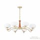 Подвесная люстра Arte Milano Napoli 310166/D900/8 BS/WD