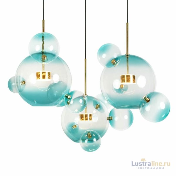 Подвесная люстра Loft IT Bolle 2027-S3 Blue Подвесная люстра Loft IT Bolle 2027-S3 Blue