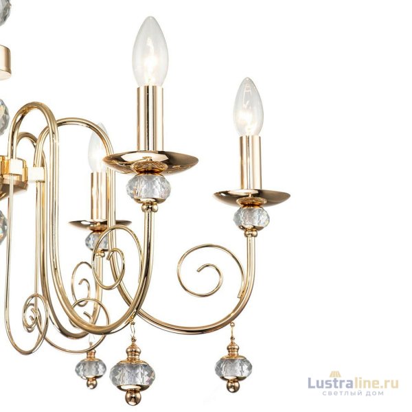 Подвесная люстра Escada Shine 678/6PL Gold Подвесная люстра Escada Shine 678/6PL Gold