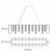 Подвесная люстра Arte Lamp Denebola A4074SP-12CC