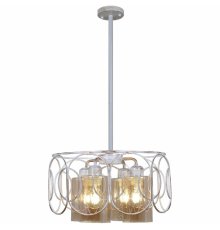 Подвесная люстра Reluce 03883-0.4-04 WH+GD