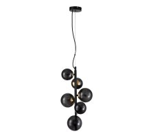 Подвесная люстра Indigo Molecola 11018/6P Black V000197 Подвесная люстра Indigo Molecola 11018/6P Black V000197