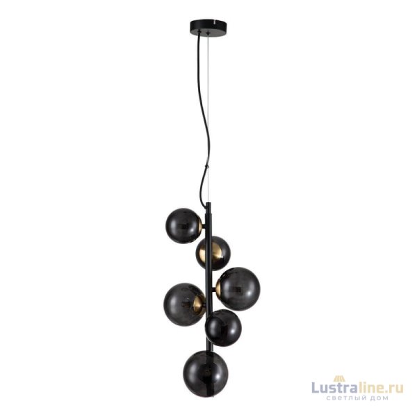Подвесная люстра Indigo Molecola 11018/6P Black V000197