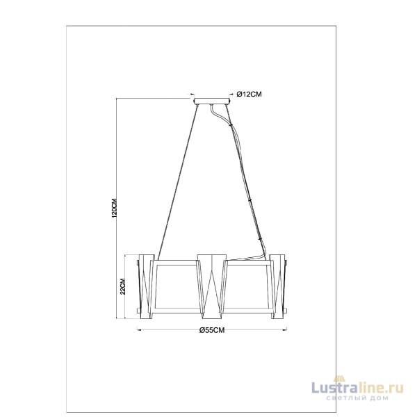 Подвесная люстра Arte Lamp Grato A4079LM-6CC Подвесная люстра Arte Lamp Grato A4079LM-6CC