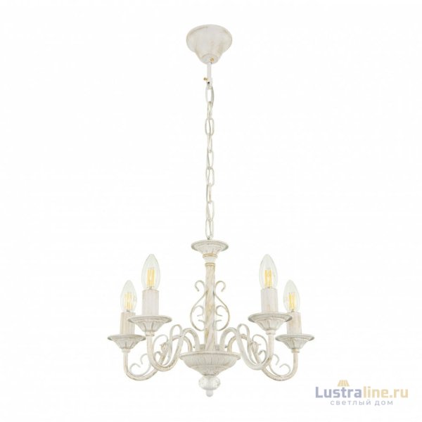 Подвесная люстра Arte Milano 342620/5 WT+G Подвесная люстра Arte Milano 342620/5 WT+G