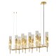 Подвесная люстра Crystal Lux PRIMAVERA SP10 GOLD