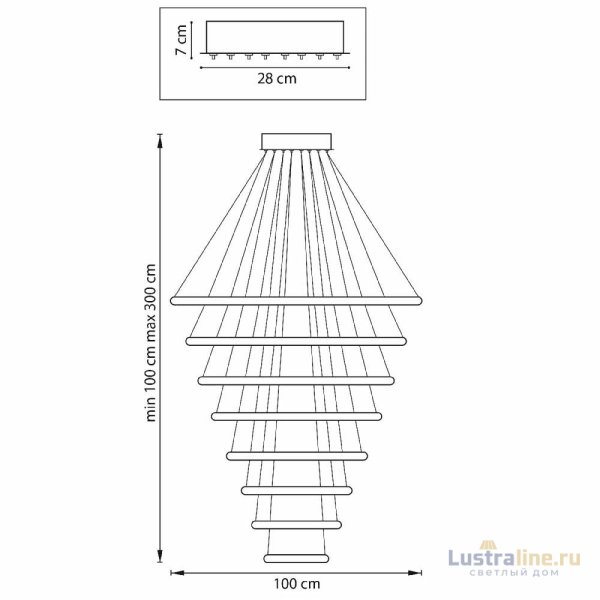 Подвесная люстра Lightstar Rotonda 736483
