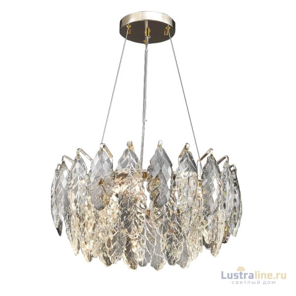 Подвесная люстра Delight Collection D8011P/R-600 gold/smoky