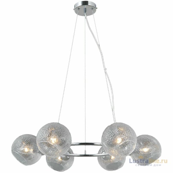 Подвесная люстра Illumico IL0728-6PSQ-24 CR ARIES Подвесная люстра Illumico IL0728-6PSQ-24 CR ARIES