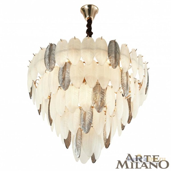 Подвесная люстра Arte Milano 0608B.D750.H600.E14.18 G
