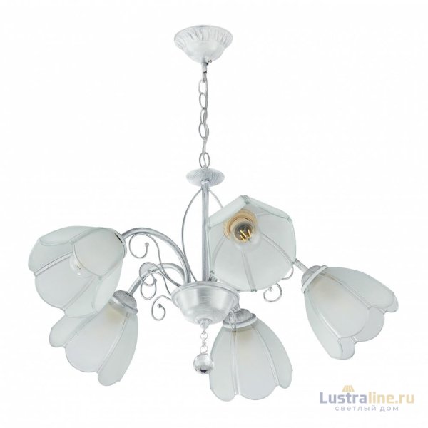 Подвесная люстра Arte Milano Amalfi 332656/5 WT+SL Подвесная люстра Arte Milano Amalfi 332656/5 WT+SL