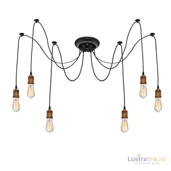 Люстра-паук LOFT IT Spider Loft1162A/6 Люстра-паук LOFT IT Spider Loft1162A/6