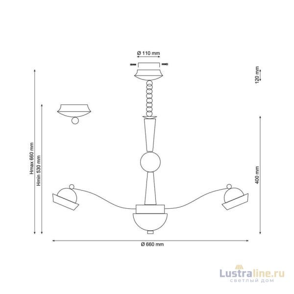 Подвесная люстра Lucia Tucci Natura 067.8 LED