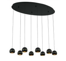 Подвесная люстра DeLight Collection MD21001034-8A black/gold