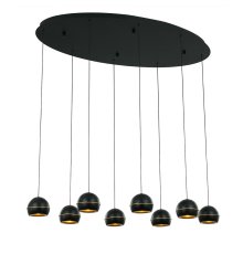 Подвесная люстра DeLight Collection MD21001034-8A black/gold