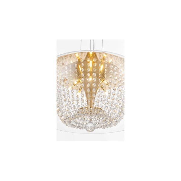 Подвесная люстра Lumina Deco Disposa LDP 7018-500 PR+F.GD
