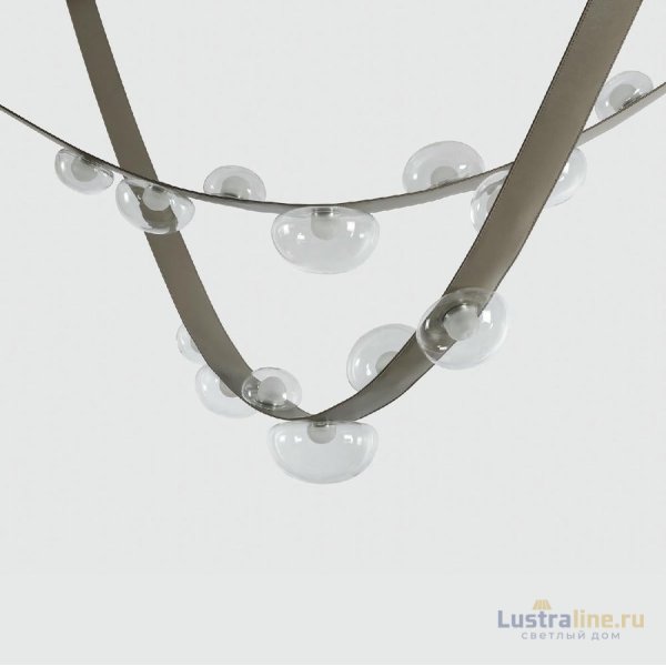 Подвесная люстра Crystal Lux BOSQUE SP7 L3000 GREY/TRANSPARENT Подвесная люстра Crystal Lux BOSQUE SP7 L3000 GREY/TRANSPARENT