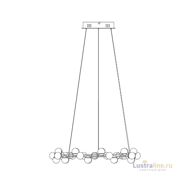 Подвесная люстра Maytoni Tessara MOD081PL-L50G3K Подвесная люстра Maytoni Tessara MOD081PL-L50G3K