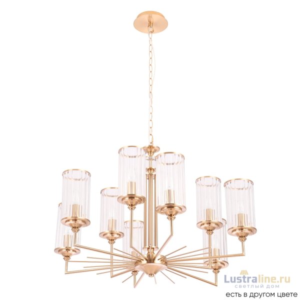 Подвесная люстра Crystal Lux GLORIA SP9 BRASS Подвесная люстра Crystal Lux GLORIA SP9 BRASS